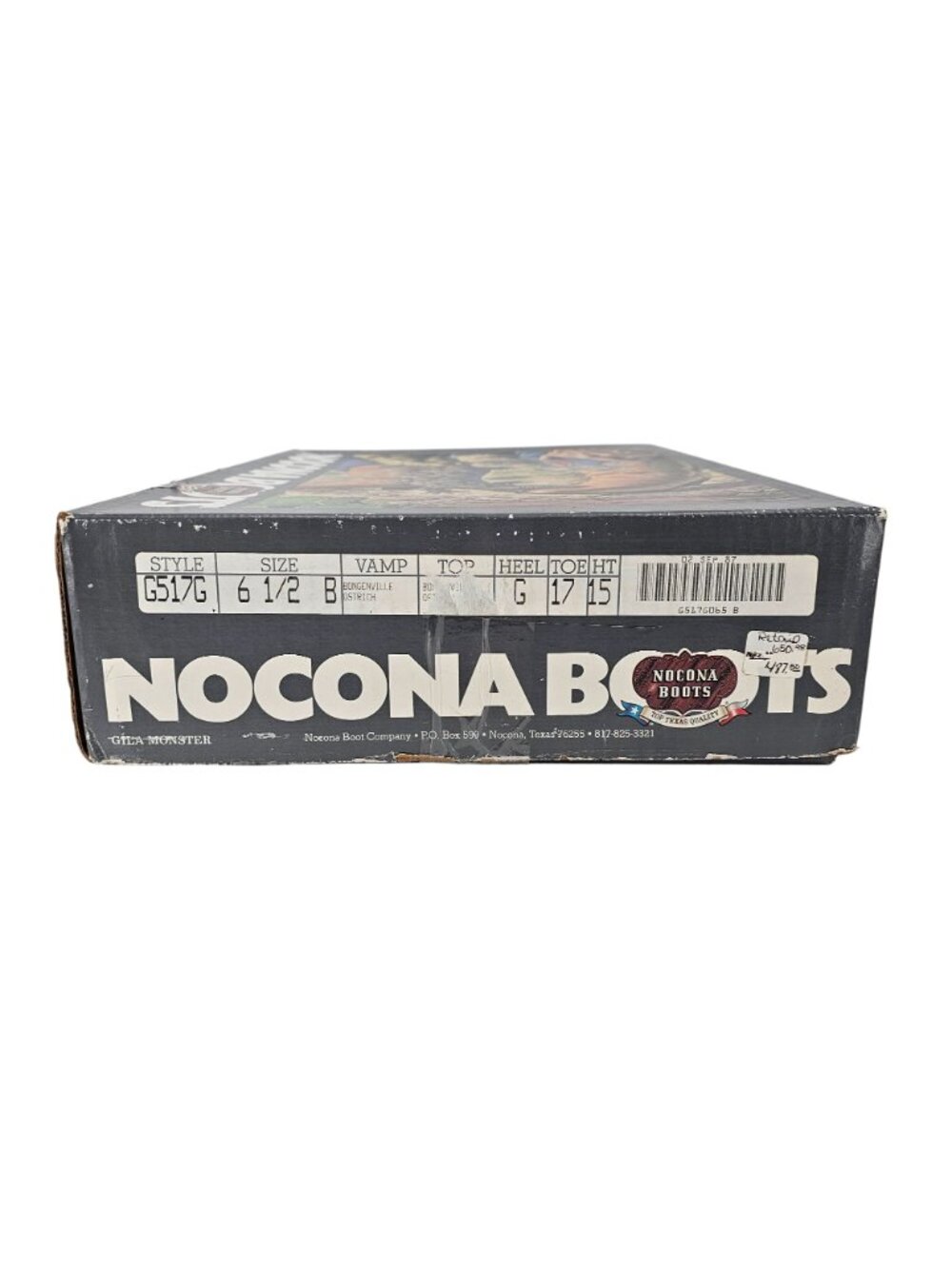 Vintage Nocona Boots Exotic Full Ostrich Burgundy Cowgirl Boot Women 6.5 Western - Picture 7 of 16